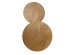 WABI SIDE TABLE SET 2ΤΕΜ ΦΥΣΙΚΟ 50x50x60cm WABI SIDE TABLE SET 2ΤΕΜ ΦΥΣΙΚΟ 50x50x60cm