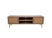 AMMOS TV STAND 2ΠΟΡΤΕΣ ΦΥΣΙΚΟ ΜΕ RATTAN 150x39x49cm