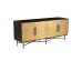 RITZ ΜΠΟΥΦΕΣ 4ΠΟΡΤΕΣ ΜΑΥΡΟ ΧΡΥΣΟ ΜΑΤ 180x45x76cm RITZ ΜΠΟΥΦΕΣ 4ΠΟΡΤΕΣ ΜΑΥΡΟ ΧΡΥΣΟ ΜΑΤ 180x45x76cm