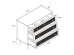 AMMOS ΚΟΜΟΤΑ 3ΣΥΡΤΑΡΙΑ ΦΥΣΙΚΟ ΜΕ RATTAN 90x39x79cm AMMOS ΚΟΜΟΤΑ 3ΣΥΡΤΑΡΙΑ ΦΥΣΙΚΟ ΜΕ RATTAN 90x39x79cm