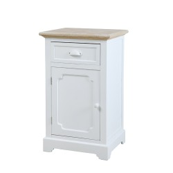 KIMOLOS ΚΟΜΟΔΙΝΟ 1ΠΟΡΤΑ 1ΣΥΡΤΑΡΙ ΛΕΥΚΟ ΦΥΣΙΚΟ 43x35x71cm