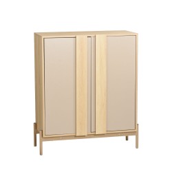 CAPPUCCINO ΚΟΜΟΤΑ-ΠΑΠΟΥΤΣΟΘΗΚΗ 2ΠΟΡΤΕΣ 3ΡΑΦΙΑ SONOMA LATTE 84.4x36.5x97cm