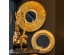 SOL ΚΑΘΡΕΠΤΗΣ ΤΟΙΧΟΥ 50x50x3.5cm POLYRESIN ΧΡΥΣΟ ANTIQUE SOL ΚΑΘΡΕΠΤΗΣ ΤΟΙΧΟΥ 50x50x3.5cm POLYRESIN ΧΡΥΣΟ ANTIQUE