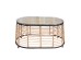 LOOM COFFEE TABLE ΦΥΣΙΚΟ ΜΑΥΡΟ 95x55x45cm