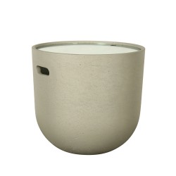 CAP COFFEE TABLE CEMENT ΑΝΟΙΧΤΟ 49x49x45cm