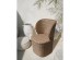 NEST ΚΑΡΕΚΛΑ ΦΥΣΙΚΟ 55x56x76.5cm