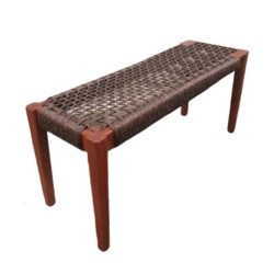 MESH ΠΑΓΚΑΚΙ ΚΑΦΕ ANTIQUE ΚΑΡΥΔΙ 110x35x40cm