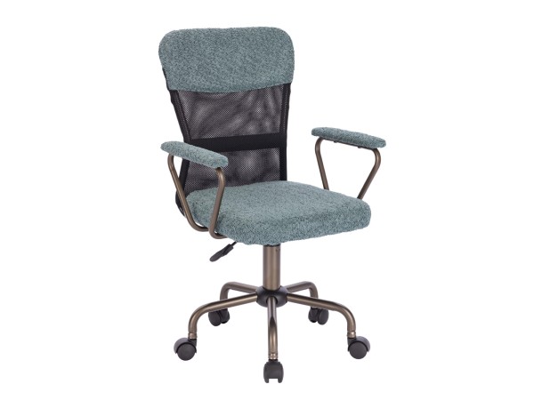 BELL ΚΑΡΕΚΛΑ ΓΡΑΦΕΙΟΥ ΜΕΝΤΑ GUNMETAL 54x52x92cm BELL ΚΑΡΕΚΛΑ ΓΡΑΦΕΙΟΥ ΜΕΝΤΑ GUNMETAL 54x52x92cm