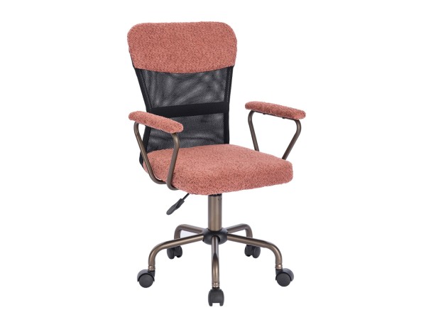 BELL ΚΑΡΕΚΛΑ ΓΡΑΦΕΙΟΥ ΣΑΠΙΟ ΜΗΛΟ GUNMETAL 54x52x92cm BELL ΚΑΡΕΚΛΑ ΓΡΑΦΕΙΟΥ ΣΑΠΙΟ ΜΗΛΟ GUNMETAL 54x52x92cm
