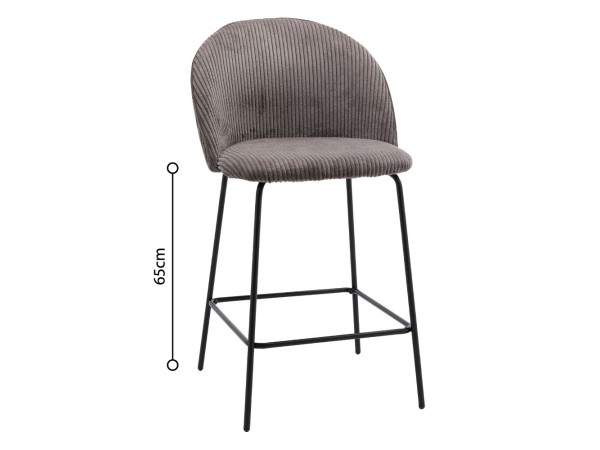 VOTSALO ΣΚΑΜΠΟ BAR ΓΚΡΙ 51.5x56x95cm VOTSALO ΣΚΑΜΠΟ BAR ΓΚΡΙ 51.5x56x95cm