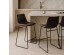NUEVO ΣΚΑΜΠΟ BAR ΚΑΦΕ ANTIQUE WASHED ΜΑΥΡΟ 46x57.5x89cm NUEVO ΣΚΑΜΠΟ BAR ΚΑΦΕ ANTIQUE WASHED ΜΑΥΡΟ 46x57.5x89cm