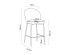 LUNE ΣΚΑΜΠΟ BAR ΛΕΥΚΟ 48x53.5x95.5cm LUNE ΣΚΑΜΠΟ BAR ΛΕΥΚΟ 48x53.5x95.5cm