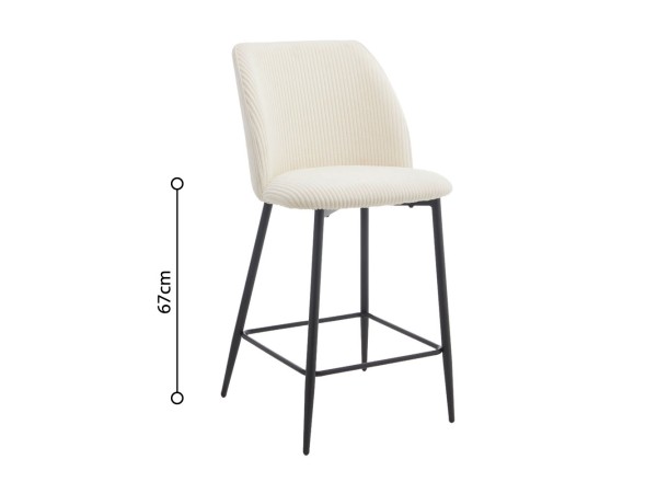 MUSE ΣΚΑΜΠΟ BAR CREAM 50x54x98cm MUSE ΣΚΑΜΠΟ BAR CREAM 50x54x98cm