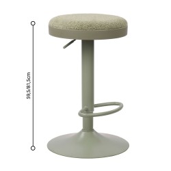 LOLLI ΣΚΑΜΠΟ BAR ΜΕΝΤΑ 38.5x38.5x59.5cm