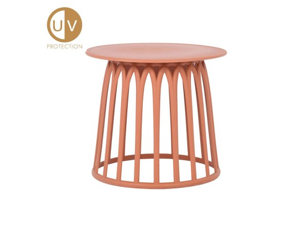BASKET SIDE TABLE TERRACOTTA 49.5x49.5x44cm BASKET SIDE TABLE TERRACOTTA 49.5x49.5x44cm