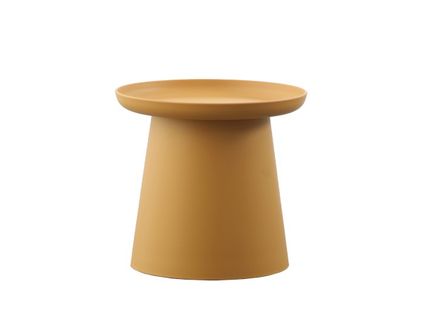 TECH COFFEE TABLE ΜΟΥΣΤΑΡΔΙ 50x50x46.5cm