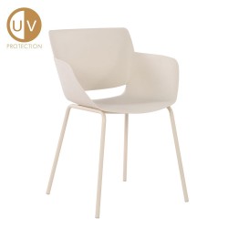 SEDIA ΚΑΡΕΚΛΑ BEIGE 58x51x79.5cm