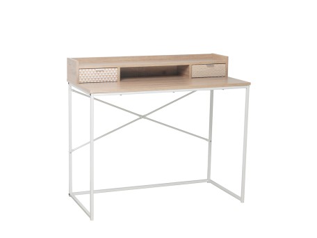 NAK ΓΡΑΦΕΙΟ 2ΣΥΡΤΑΡΙΑ SONOMA ΜΕ PATTERN 100x50x88.5cm
