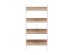 ONE STEP UP ΒΙΒΛΙΟΘΗΚΗ 4ΡΑΦΙΑ SONOMA ΛΕΥΚΟ 60x35x117cm ONE STEP UP ΒΙΒΛΙΟΘΗΚΗ 4ΡΑΦΙΑ SONOMA ΛΕΥΚΟ 60x35x117cm