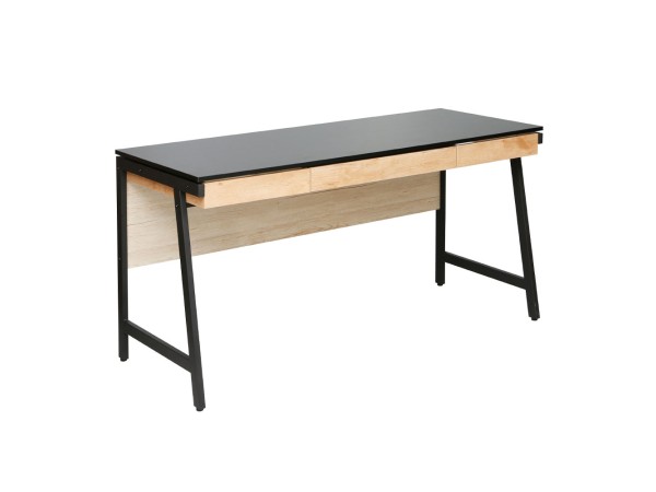 NEST ΓΡΑΦΕΙΟ ΜΑΥΡΟ ΦΥΣΙΚΟ 140x58x75cm NEST ΓΡΑΦΕΙΟ ΜΑΥΡΟ ΦΥΣΙΚΟ 140x58x75cm