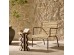 EARTHY ΠΟΛΥΘΡΟΝΑ ΜΠΕΖ ΕΚΑΙ ΜΑΥΡΟ 69x68x76cm EARTHY ΠΟΛΥΘΡΟΝΑ ΜΠΕΖ ΕΚΑΙ ΜΑΥΡΟ 69x68x76cm