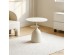 EARTH COFFEE TABLE BEIGE ΜΕ ΟΨΗ ΜΑΡΜΑΡΟΥ 50x50x54.5cm EARTH COFFEE TABLE BEIGE ΜΕ ΟΨΗ ΜΑΡΜΑΡΟΥ 50x50x54.5cm