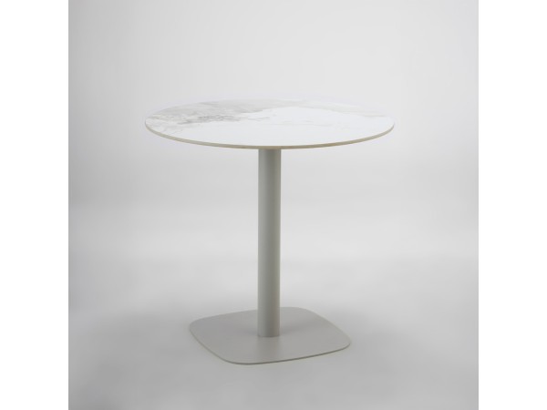 UNO ΤΡΑΠΕΖΙ BEIGE ΜΕ ΟΨΗ ΜΑΡΜΑΡΟΥ ΓΚΡΙ 80x80x74cm UNO ΤΡΑΠΕΖΙ BEIGE ΜΕ ΟΨΗ ΜΑΡΜΑΡΟΥ ΓΚΡΙ 80x80x74cm