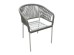 TONDO ΚΑΡΕΚΛΑ LATTE OFF WHITE 62x57x80cm TONDO ΚΑΡΕΚΛΑ LATTE OFF WHITE 62x57x80cm