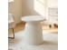 DOMI COFFEE TABLE OFF WHITE 47x47x46cm DOMI COFFEE TABLE OFF WHITE 47x47x46cm