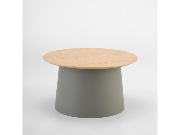 ZENTRA COFFEE TABLE ΦΥΣΙΚΟ ΓΚΡΙ 70x70x39cm ZENTRA COFFEE TABLE ΦΥΣΙΚΟ ΓΚΡΙ 70x70x39cm