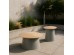ZENTRA COFFEE TABLE ΦΥΣΙΚΟ ΓΚΡΙ 70x70x39cm ZENTRA COFFEE TABLE ΦΥΣΙΚΟ ΓΚΡΙ 70x70x39cm