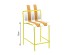 KIOSK ΣΚΑΜΠΟ BAR ΛΕΥΚΟ ΠΟΡΤΟΚΑΛΙ 54x40.5x110cm KIOSK ΣΚΑΜΠΟ BAR ΛΕΥΚΟ ΠΟΡΤΟΚΑΛΙ 54x40.5x110cm