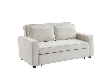CUBO ΚΑΝΑΠΕΣ ΚΡΕΒΑΤΙ 3ΘΕΣΙΟΣ OFF WHITE 172x90x89cm