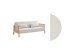 AMMOS ΚΑΝΑΠΕΣ ΚΡΕΒΑΤΙ 3ΘΕΣΙΟΣ OFF WHITE 196x82x81cm AMMOS ΚΑΝΑΠΕΣ ΚΡΕΒΑΤΙ 3ΘΕΣΙΟΣ OFF WHITE 196x82x81cm