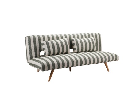 LA SPEZIA ΚΑΝΑΠΕΣ ΚΡΕΒΑΤΙ 3ΘΕΣΙΟΣ OFF WHITE ΛΑΔΙ 188x81x88cm