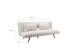 LA SPEZIA ΚΑΝΑΠΕΣ ΚΡΕΒΑΤΙ 3ΘΕΣΙΟΣ OFF WHITE BEIGE 188x81x88cm LA SPEZIA ΚΑΝΑΠΕΣ ΚΡΕΒΑΤΙ 3ΘΕΣΙΟΣ OFF WHITE BEIGE 188x81x88cm