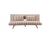 LA SPEZIA ΚΑΝΑΠΕΣ ΚΡΕΒΑΤΙ 3ΘΕΣΙΟΣ OFF WHITE TERRACOTTA 188x81x88cm LA SPEZIA ΚΑΝΑΠΕΣ ΚΡΕΒΑΤΙ 3ΘΕΣΙΟΣ OFF WHITE TERRACOTTA 188x81x88cm