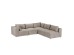 BOX ΠΟΛΥΘΡΟΝΑ ΜΕ ΜΠΡΑΤΣΟ ΑΝΑΣΤΡΕΨΙΜΗ BEIGE VOGUE 2 107x107x85cm
