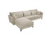 FOREVER ΚΑΝΑΠΕΣ ΓΩΝΙΑ ΑΡΙΣΤΕΡΗ BEIGE LINCOLN 03 316x185x92cm