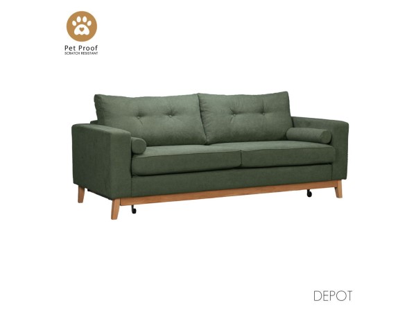 LUSSO ΚΑΝΑΠΕΣ ΚΡΕΒΑΤΙ 3ΘΕΣΙΟΣ ΛΑΔΙ LINO 77 218x85x87cm LUSSO ΚΑΝΑΠΕΣ ΚΡΕΒΑΤΙ 3ΘΕΣΙΟΣ ΛΑΔΙ LINO 77 218x85x87cm
