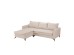 SCANDALO ΚΑΝΑΠΕΣ ΓΩΝΙΑ ΑΝΑΣΤΡΕΨΙΜΗ CREAM ASTI 1 265x188x99cm