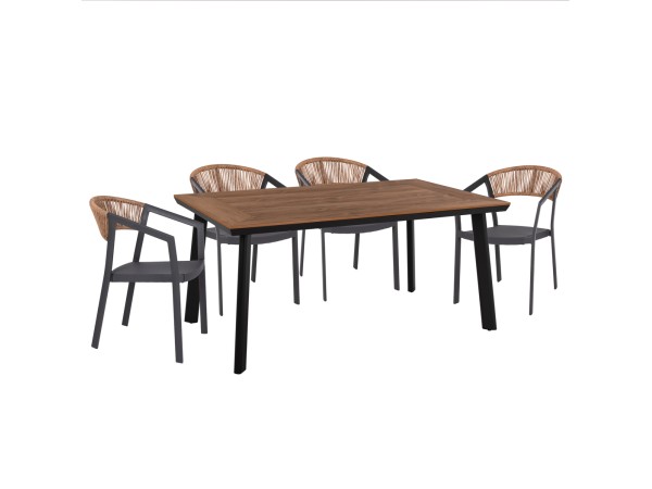 ΣΕΤ ΤΡΑΠΕΖΑΡΙΑΣ 5ΤΜΧ TABER HM10832.01 ΚΑΡΕΚΛΕΣ & ΤΡΑΠΕΖΙ ΑΛΟΥΜ.-POLYWOOD-ΓΚΡΙ ΣΕΤ ΤΡΑΠΕΖΑΡΙΑΣ 5ΤΜΧ TABER HM10832.01 ΚΑΡΕΚΛΕΣ & ΤΡΑΠΕΖΙ ΑΛΟΥΜ.-POLYWOOD-ΓΚΡΙ