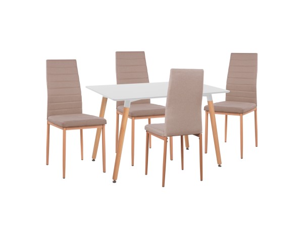 ΣΕΤ ΤΡΑΠΕΖΑΡΙΑΣ 5ΤΜΧ MINIMAL HM11767 ΛΕΥΚΟ MDF-ΜΠΕΖ ΥΦΑΣΜΑ ΣΕΤ ΤΡΑΠΕΖΑΡΙΑΣ 5ΤΜΧ MINIMAL HM11767 ΛΕΥΚΟ MDF-ΜΠΕΖ ΥΦΑΣΜΑ