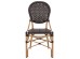 ΚΑΡΕΚΛΑ ΑΛΟΥΜΙΝΙΟΥ BAMBOO LOOK ΜΕ ΚΑΦΕ PE RATTAN HM5925.01 47x58x95Yεκ.