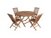 ΣΕΤ ΤΡΑΠΕΖΑΡΙΑΣ ΕΞΩΤ. ΧΩΡΟΥ 5ΤΜΧ KENDALL HM11956 ΜΑΣΙΦ ΞΥΛΟ TEAK ΦΥΣΙΚΟ