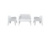 ΣΕΤ ΣΑΛΟΝΙ ΕΞ.ΧΩΡΟΥ 4ΤΜΧ SLEEK HM21268.01 ΛΕΥΚΟ ΠΟΛΥΠΡΟΠΥΛΕΝΙΟ