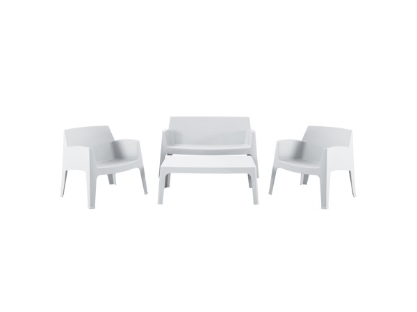 ΣΕΤ ΣΑΛΟΝΙ ΕΞ.ΧΩΡΟΥ 4ΤΜΧ SLEEK HM21268.01 ΛΕΥΚΟ ΠΟΛΥΠΡΟΠΥΛΕΝΙΟ