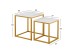 ΖΙΓΚΟΝ GRELAY 2 ΤΕΜ MDF ΟΨΗ ΜΑΡΜΑΡΟΥ & ΜΕΤΑΛΛΟ HM8762.11 45Χ45Χ50εκ. & 37Χ37Χ43 εκ. ΖΙΓΚΟΝ GRELAY 2 ΤΕΜ MDF ΟΨΗ ΜΑΡΜΑΡΟΥ & ΜΕΤΑΛΛΟ HM8762.11 45Χ45Χ50εκ. & 37Χ37Χ43 εκ.