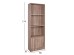 ΒΙΒΛΙΟΘΗΚΗ ΜΕΛΑΜΙΝΗΣ HAYDEN HM2269.02 ΣΕ ΧΡΩΜΑ SONAMA 60x30x174Υεκ. ΒΙΒΛΙΟΘΗΚΗ ΜΕΛΑΜΙΝΗΣ HAYDEN HM2269.02 ΣΕ ΧΡΩΜΑ SONAMA 60x30x174Υεκ.