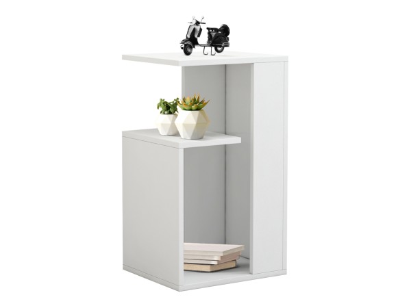 ΒΟΗΘΗΤΙΚΟ ΤΡΑΠΕΖΙ DAWN ΜΕΛΑΜΙΝΗΣ ΛΕΥΚΟ 35X29,5X60Yεκ.HM8880.11